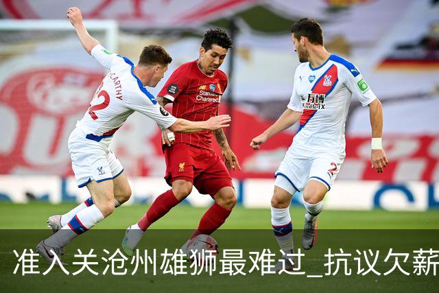 准入关沧州雄狮最难过 抗议欠薪行为愈演愈烈